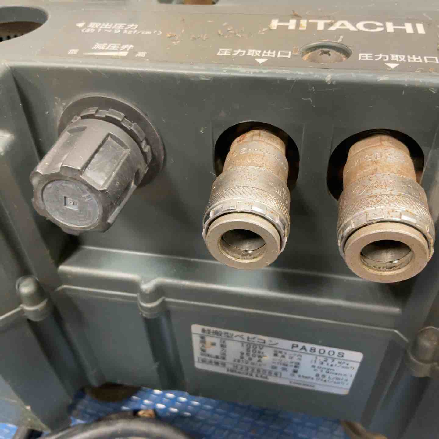 ☆ハイコーキ(HIKOKI ※旧:日立工機) エアコンプレッサー PA800S【草加