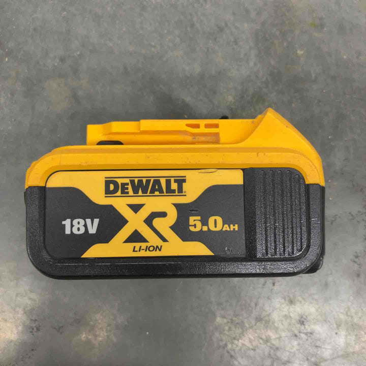 ▼デウォルト(DEWALT) 18V ラチェットレンチ DCF510+18V5.0AhバッテリーDCB184 正面に割れあり【戸田店】