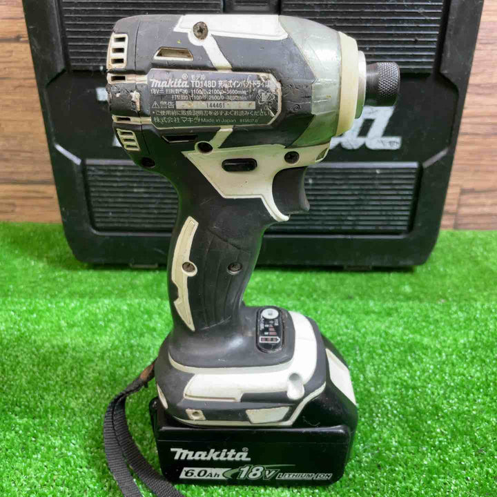 マキタ(makita) コードレスインパクトドライバー TD148DRFXW【桶川店】