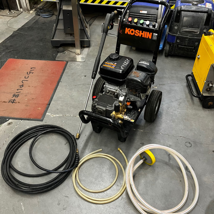 【店頭受取り限定】工進 エンジン式高圧洗浄機 15mpa 車輪付タイプ JCE-1510UK【川口店】