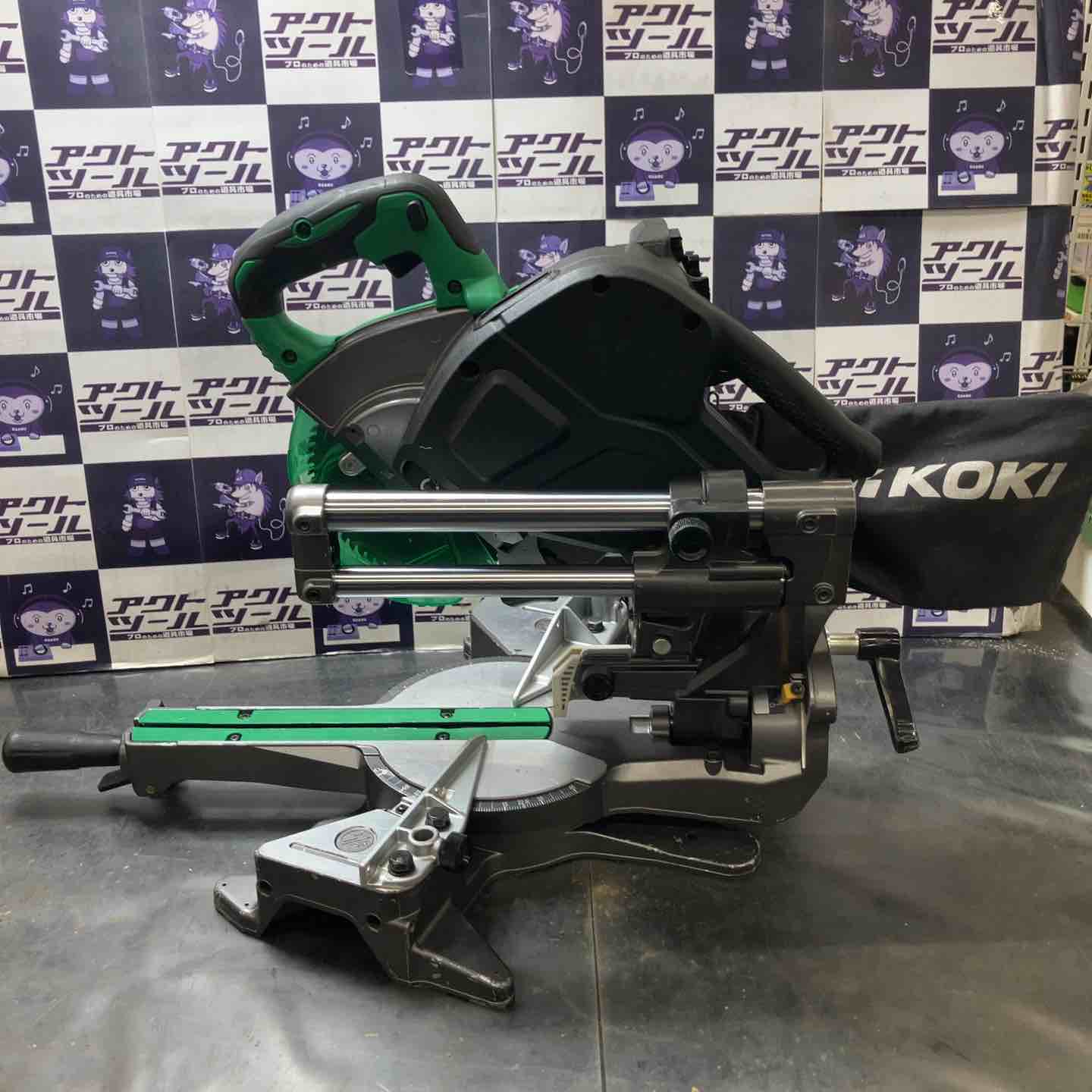 中古品】ハイコーキ(HIKOKI ※旧:日立工機) コードレス卓上スライド丸の