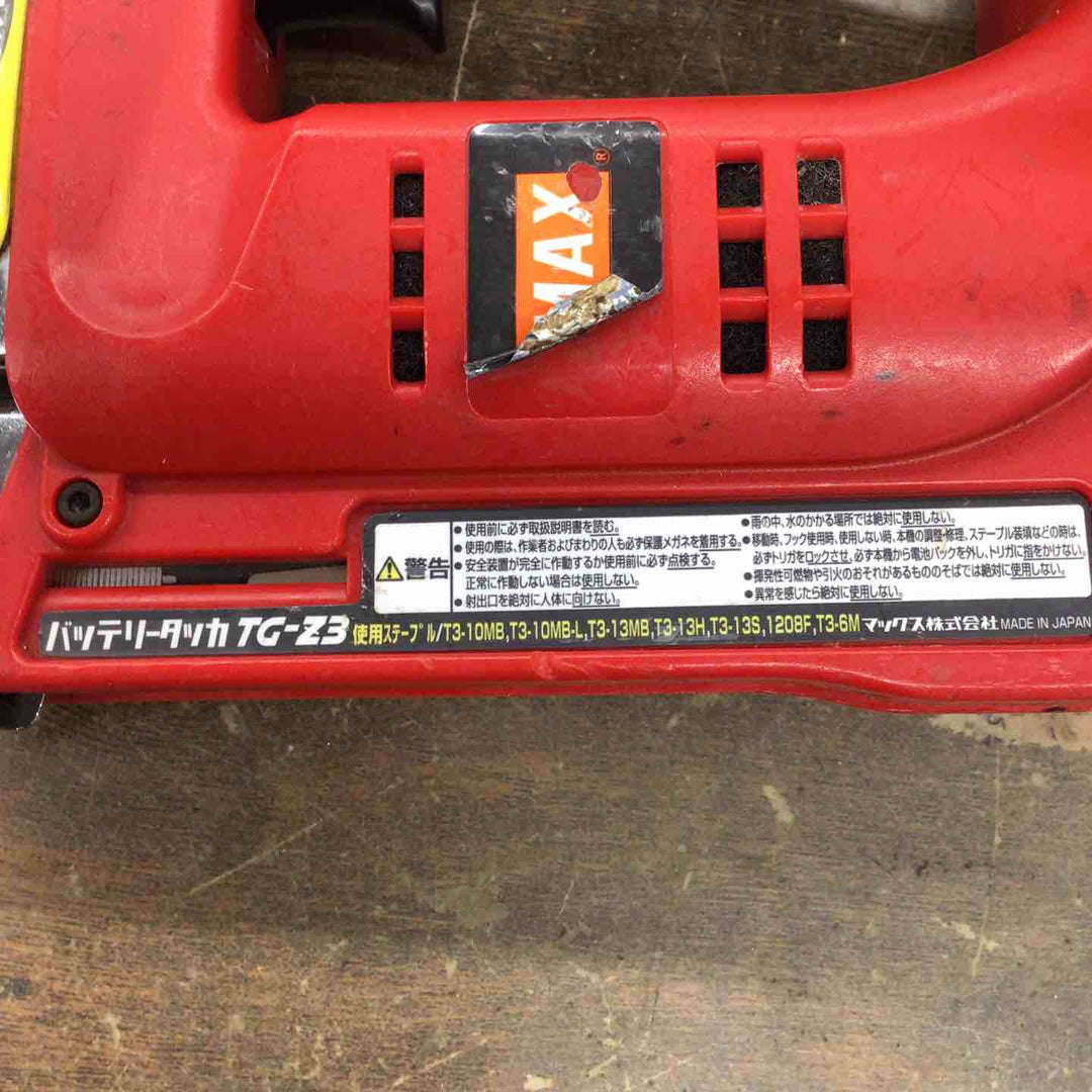◇マックス(MAX) コードレスタッカ(本体のみ) 14.4V TG-Z3【戸田店】
