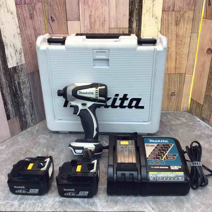 ★マキタ(makita) コードレスインパクトドライバー TD134DRFXW【八潮店】