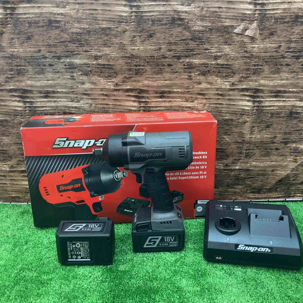 △スナップオン(Snap-on)充電式 1/2インパクトレンチ CT9050GMJ2【川越