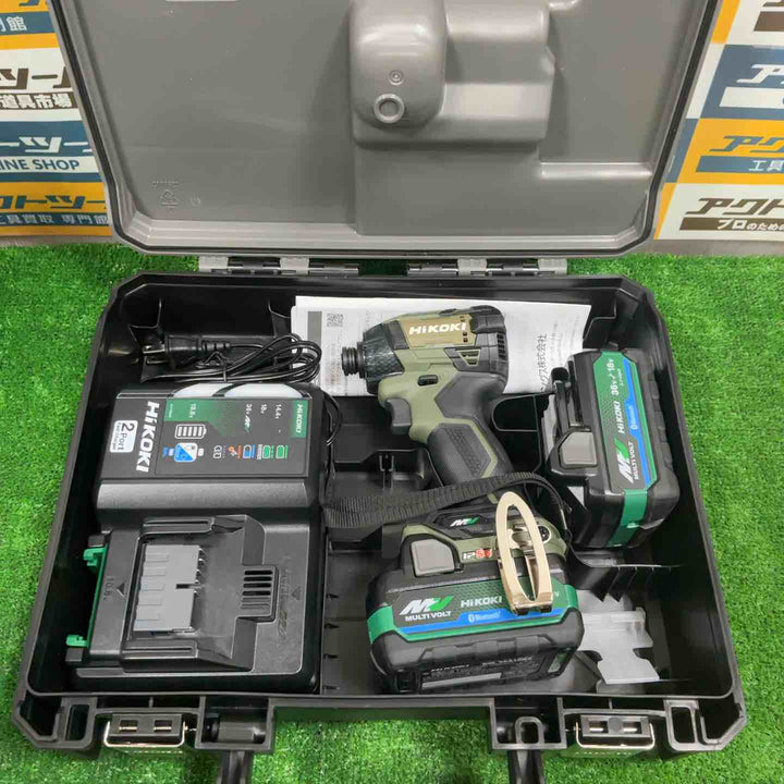 ★ハイコーキ(HIKOKI ※旧:日立工機) コードレスインパクトドライバ フォレストグリーン WH36DD(2XHGSZ)【草加店】