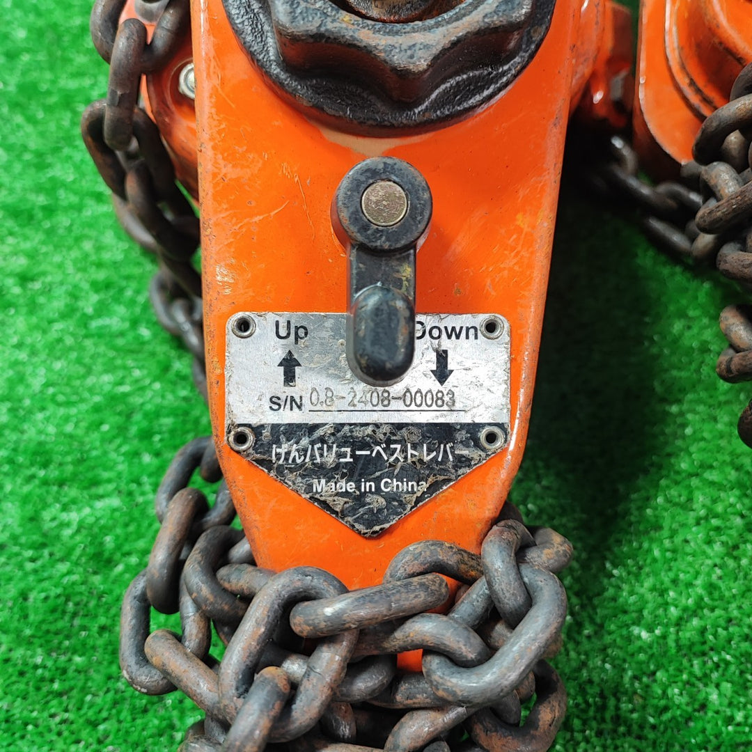 レバーブロック 0.8t げんバリュー　ベストレバー（レバーホイスト） 6個セット【岩槻店】