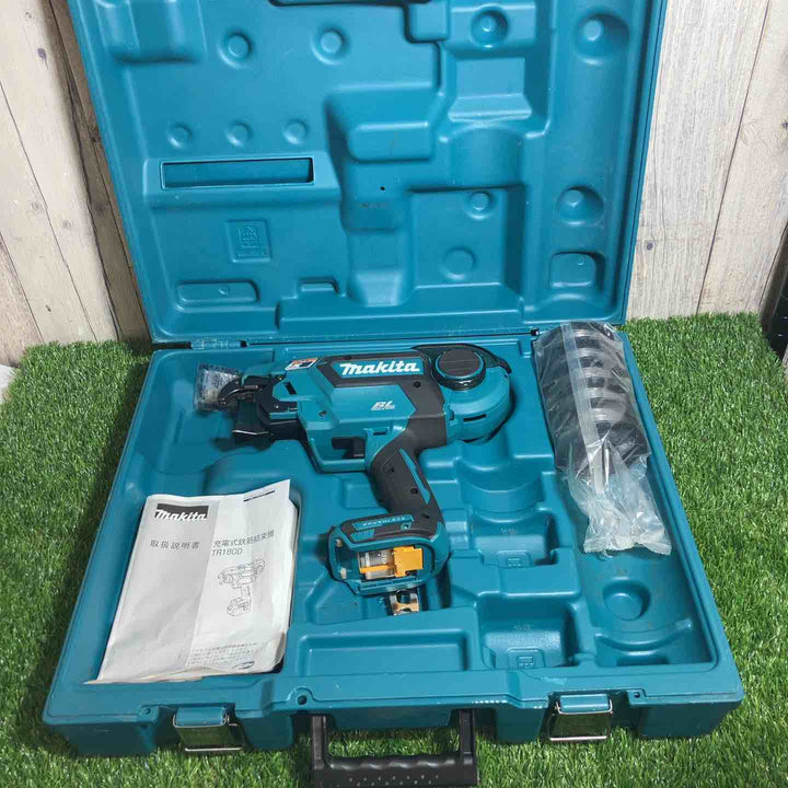★マキタ(makita) 14.4V/18V コードレス鉄筋結束機 リバータイア TR180DZK 本体+ケースセット【戸田店】