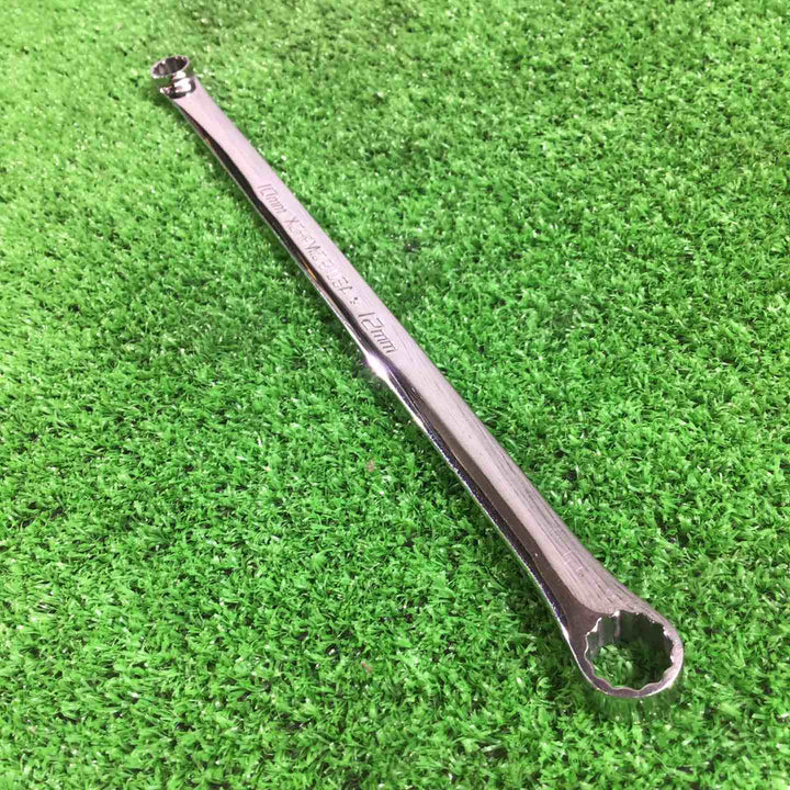 スナップオン(Snap-on) 0° オフセットロングストレートメガネレンチ XDHFM1012【川口店】
