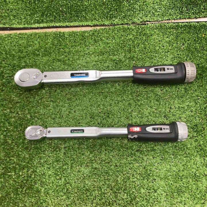 ◇トネ(TONE) プレセット形トルクレンチ T3MN25-QL 差込角9.5mm(3/8")【川崎店】