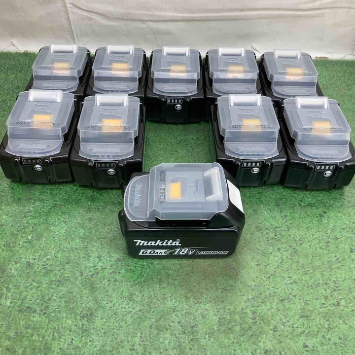 ★お得なセット品♪ 純正 マキタ(makita) リチウムイオンバッテリー 18V/6.0Ah BL1860B 10個セット【町田店】