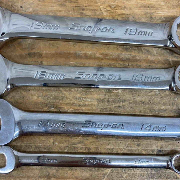 Snap-on スナップオン コンビネーションレンチ 8,14,16,19mm 4点セット 【東大和店】
