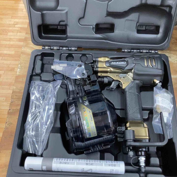 ★ハイコーキ(HIKOKI ※旧:日立工機) 高圧エア釘打ち機 NV75HRA(S)【柏店】