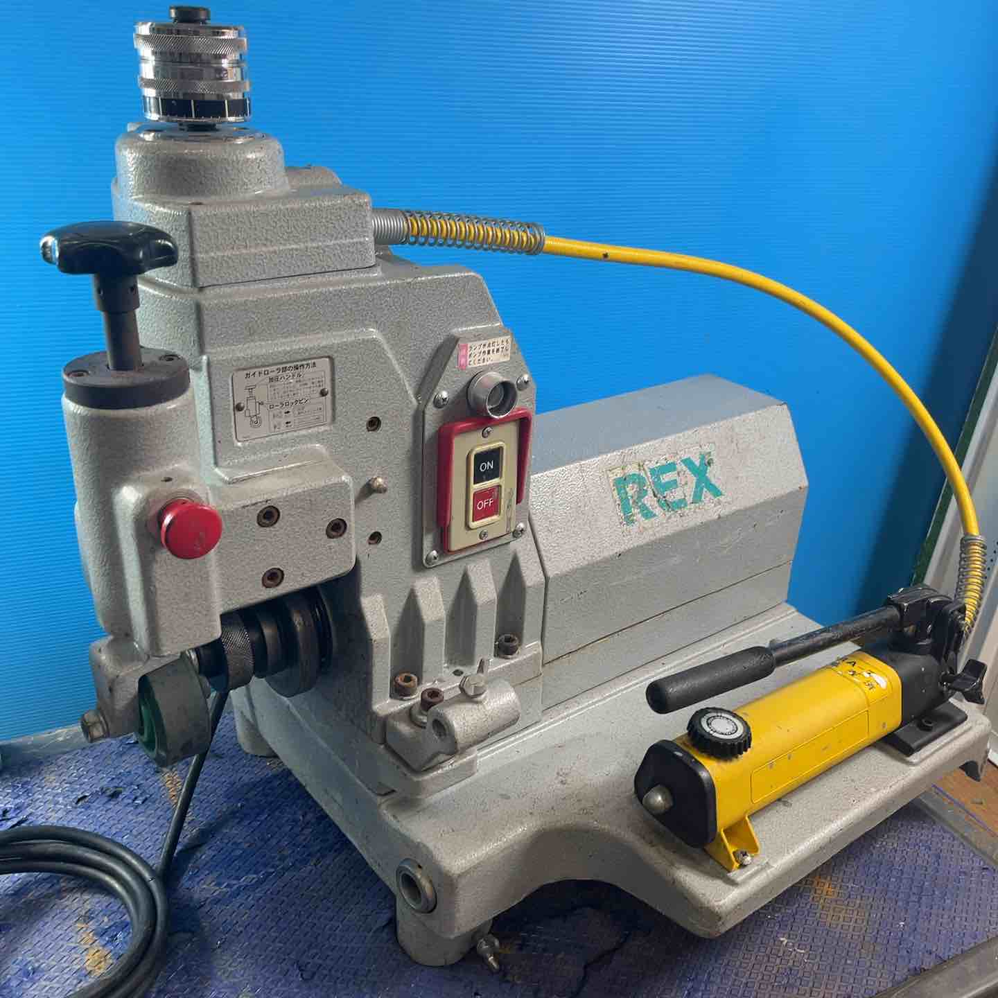 グルーブ溝加工機 ライトグルーブ150DX REX/レッキス 税込￥440,000-【店頭引取限定】【寄楽屋 きらくや 成田本店】 グルーブ溝加工機 ライトグルーブ150DX REX/レッキス 税込￥440,000