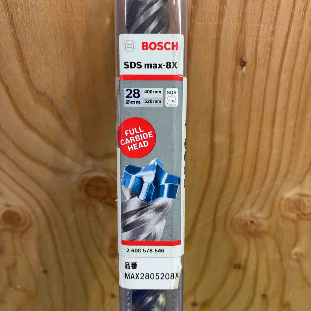 ★おトクなセット品★ボッシュ(BOSCH) SDS max 8X ビット (28.0mmφx520㎜)、(26.0mmφx520㎜) 2本セット【町田店】