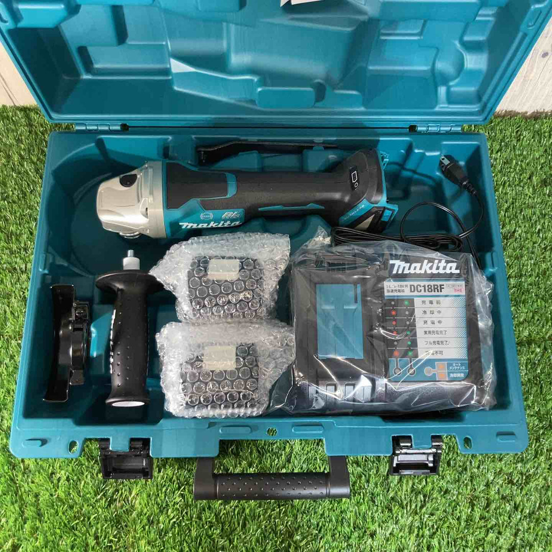 ★マキタ(makita) 18V 100mmコードレスディスクグラインダ GA408DRGX 純正バッテリ付【戸田店】