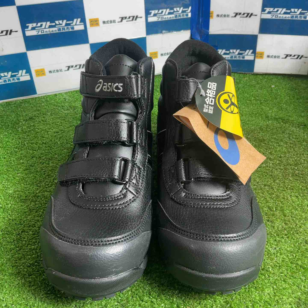 ◇アシックス ウィンジョブCP302 ブラック*ブラック 25.5cm FCP302.9090-25.5【草加店】