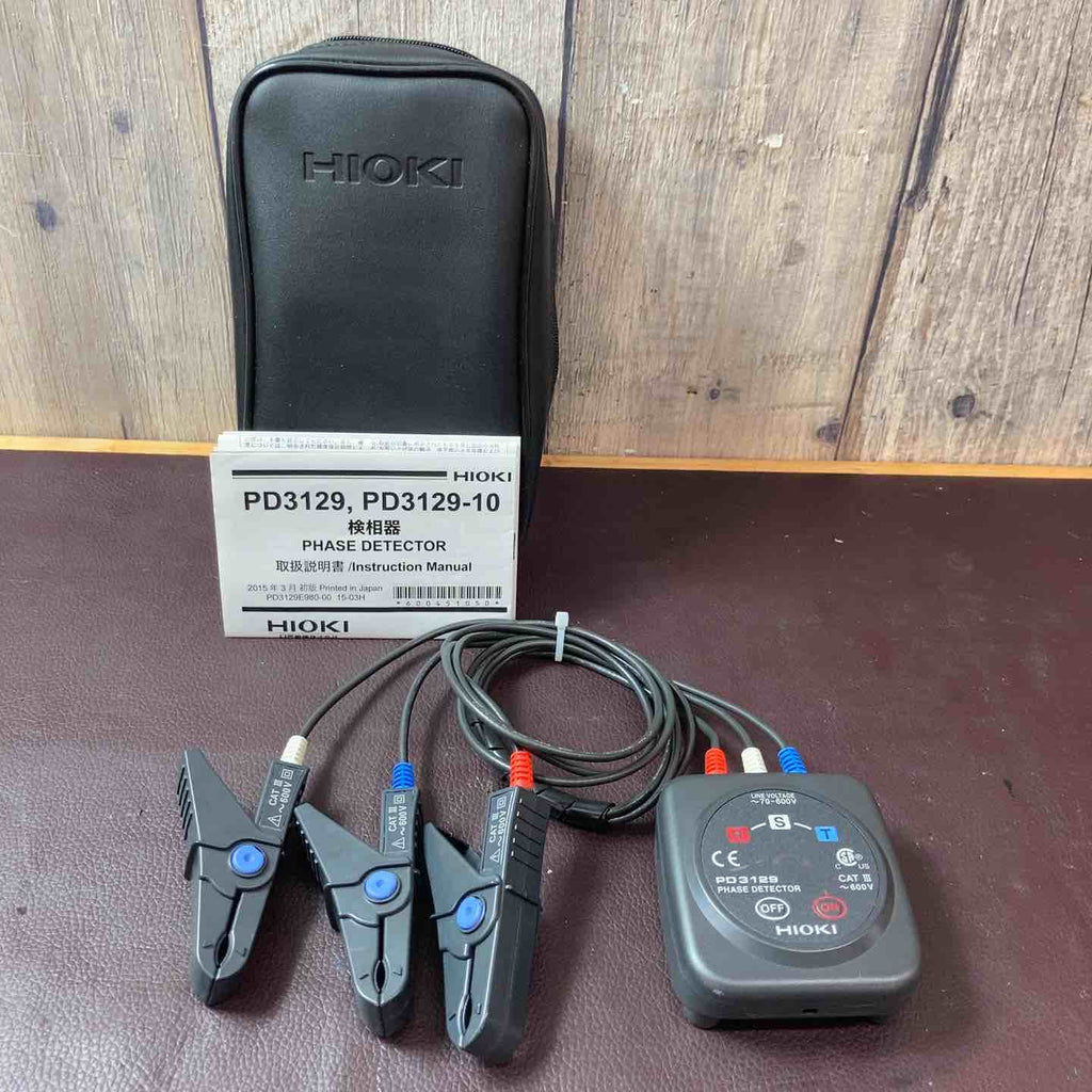 中古美品】 日置(HIOKI) 検相器 スリムタイプ PD3129 非接触式 【東大 