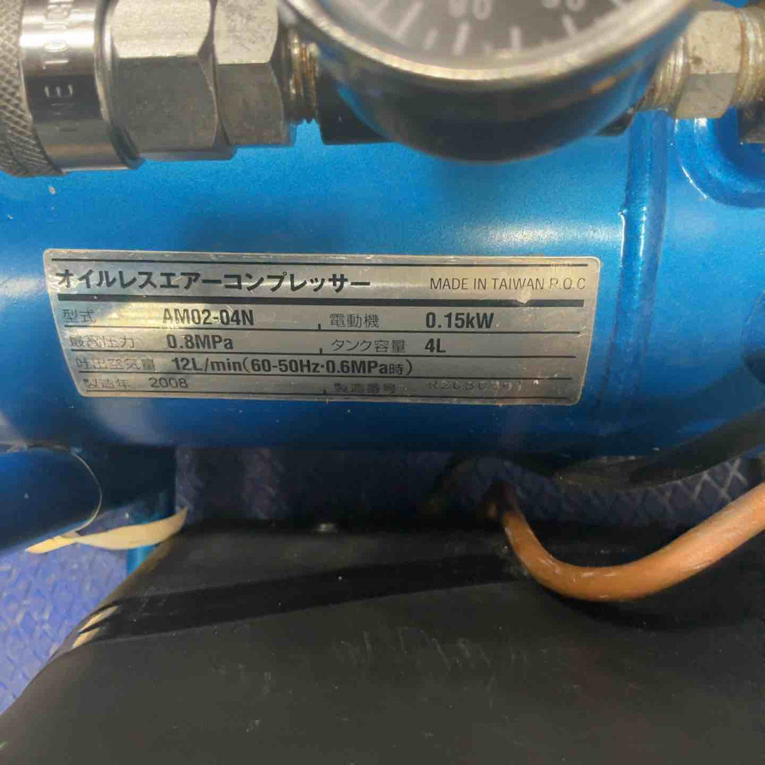 ◇E-Value 常圧エアーコンプレッサー AM02-04N【草加店】