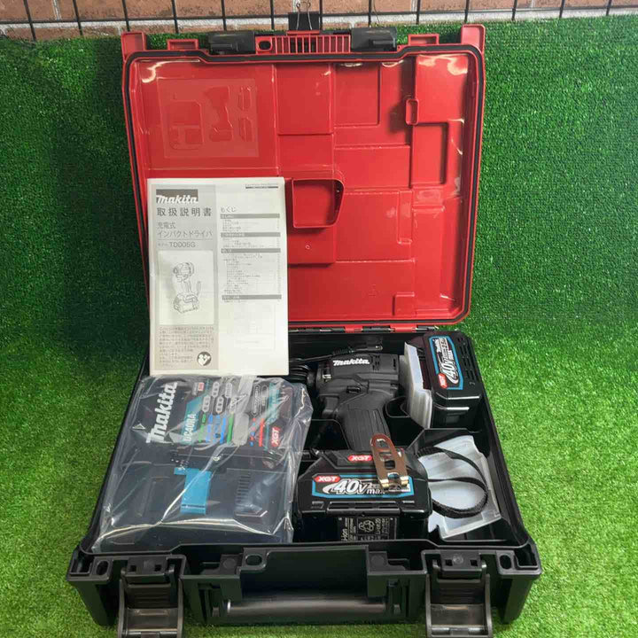 【未使用品】マキタ(makita) 40Vmaxコードレスインパクトドライバー TD005GRDXB【藤沢店】