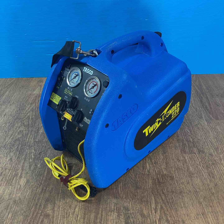 ◇タスコ(TASCO) フロンガス回収機 TA110X 回収能力 220 グラム※通電のみ確認  付属品あり【岩槻店】