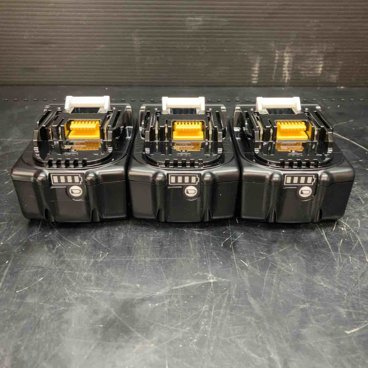 マキタ(makita) リチウムイオンバッテリー 18V/6.0Ah BL1860B 3個セット【川越店】