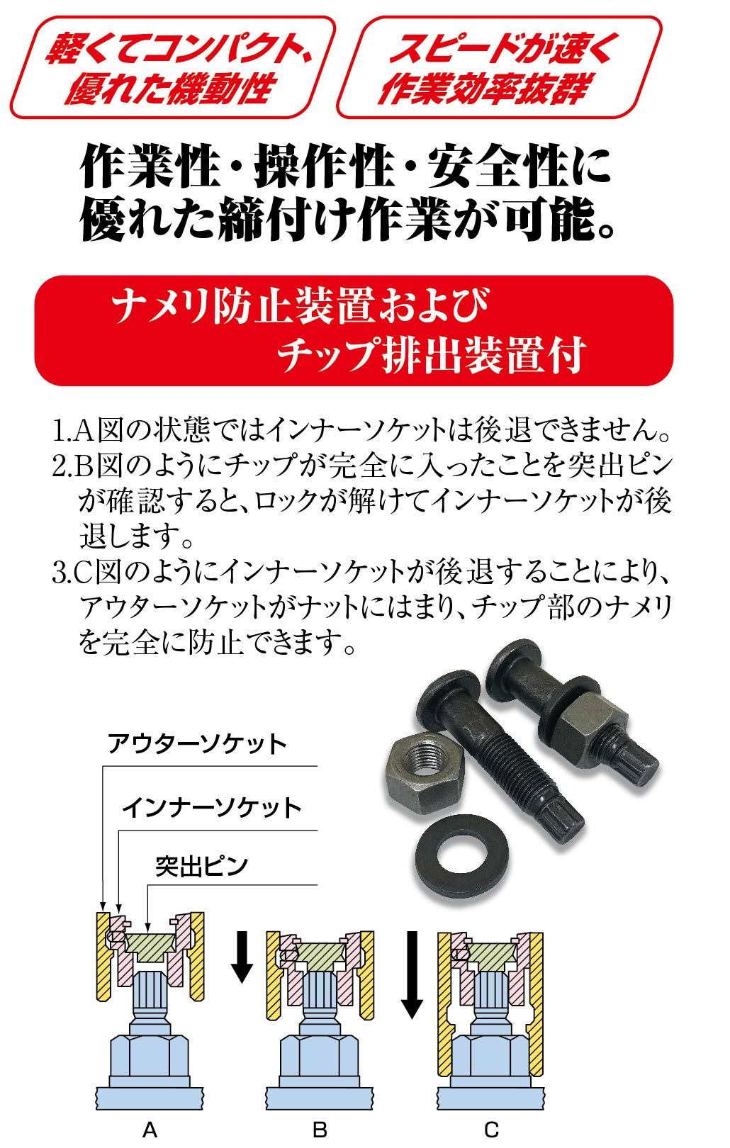 ◇トネ(TONE) コードレス1次締め専用レンチ建方一番(トルシアボルト用) CKS250 高力M16~M24 シャーレンチ【岩槻店】