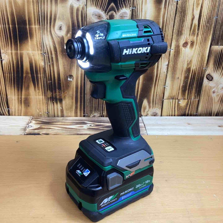 ★ハイコーキ(HIKOKI ※旧:日立工機) コードレスインパクトドライバ アグレッシブグリーン WH36DD(2XHLSZ)【越谷店】