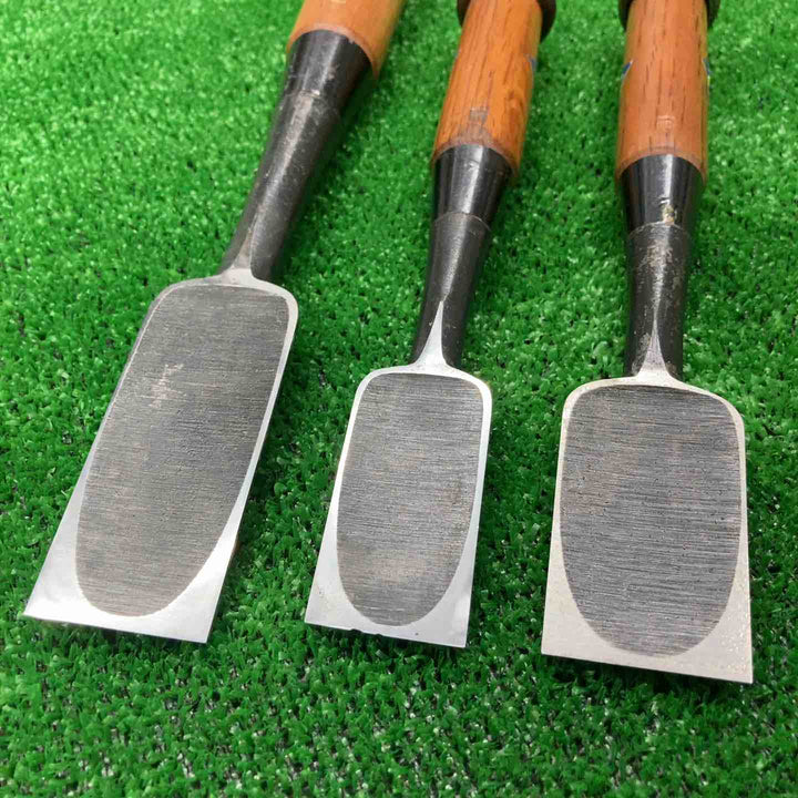 在銘「海弘」 追入鑿3本まとめ のみ ノミ 鑿 鉋 大工道具【桶川店】