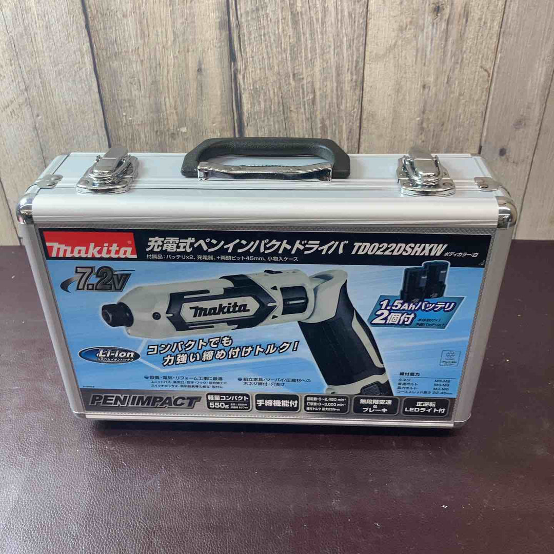 【中古美品】マキタ(makita) コードレスペンインパクトドライバー TD022DSHXW 7.2V【東大和店】