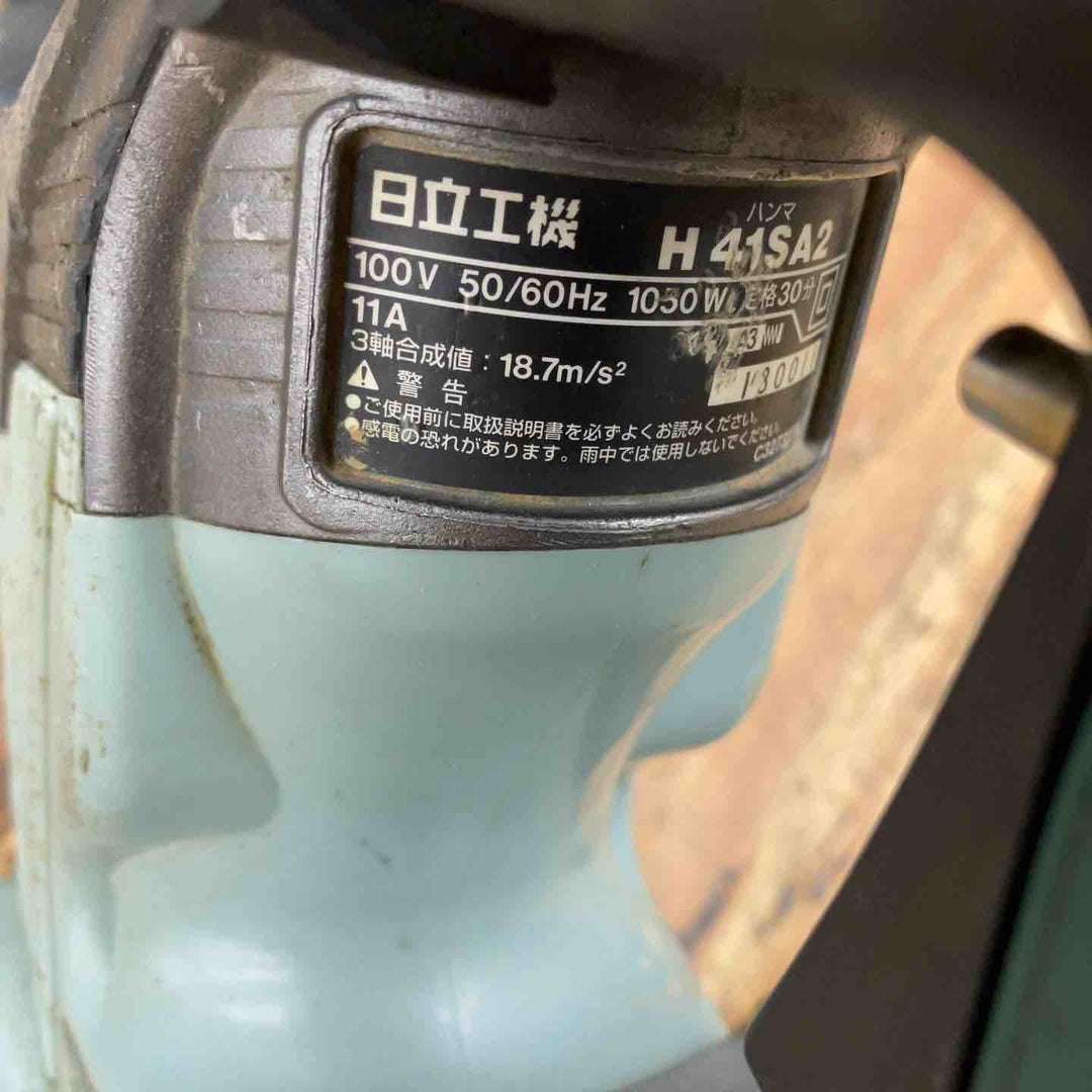 【中古品】★ハイコーキ(HIKOKI ※旧:日立工機) 電動ハンマ H41SA2(S) 六角軸 17mm【柏店】
