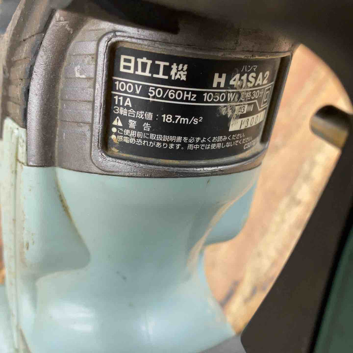 【中古品】★ハイコーキ(HIKOKI ※旧:日立工機) 電動ハンマ H41SA2(S) 六角軸 17mm【柏店】