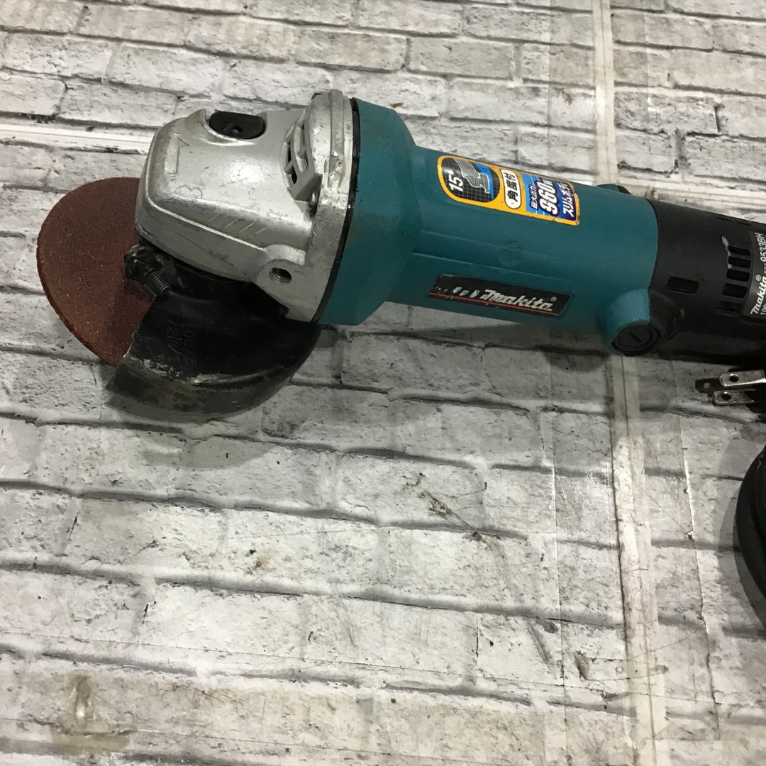 ○マキタ(makita) 100mmディスクグラインダ ボディ角度15°  9533BH【川口店】