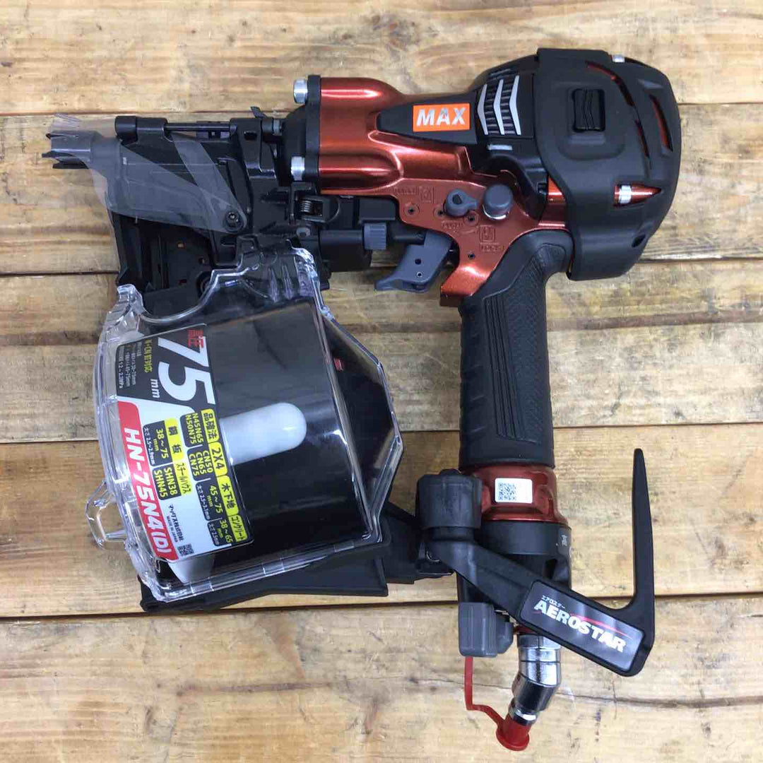 マックス(MAX) 高圧エア釘打ち機 HN-75N4(D)-R 【東大和店】