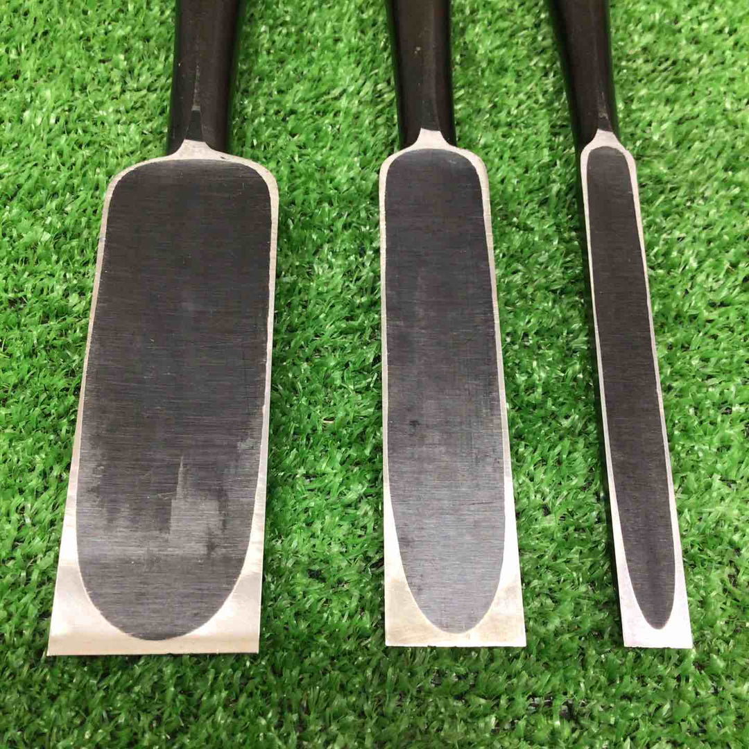 【中古・現状品】 國寿 銘 鑿 のみ ＊3本組 【鴻巣店】