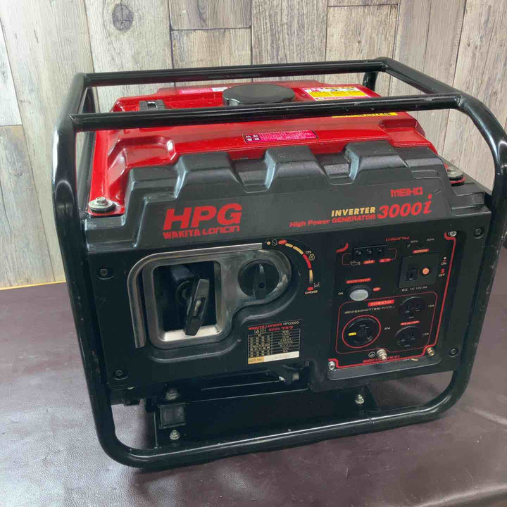 【中古品/店頭受取り限定】◇ワキタ(MEIHO) インバーター式ガソリン発電機 HPG3000i 奥行48.4×高さ41.7×幅42cm【東大和店】