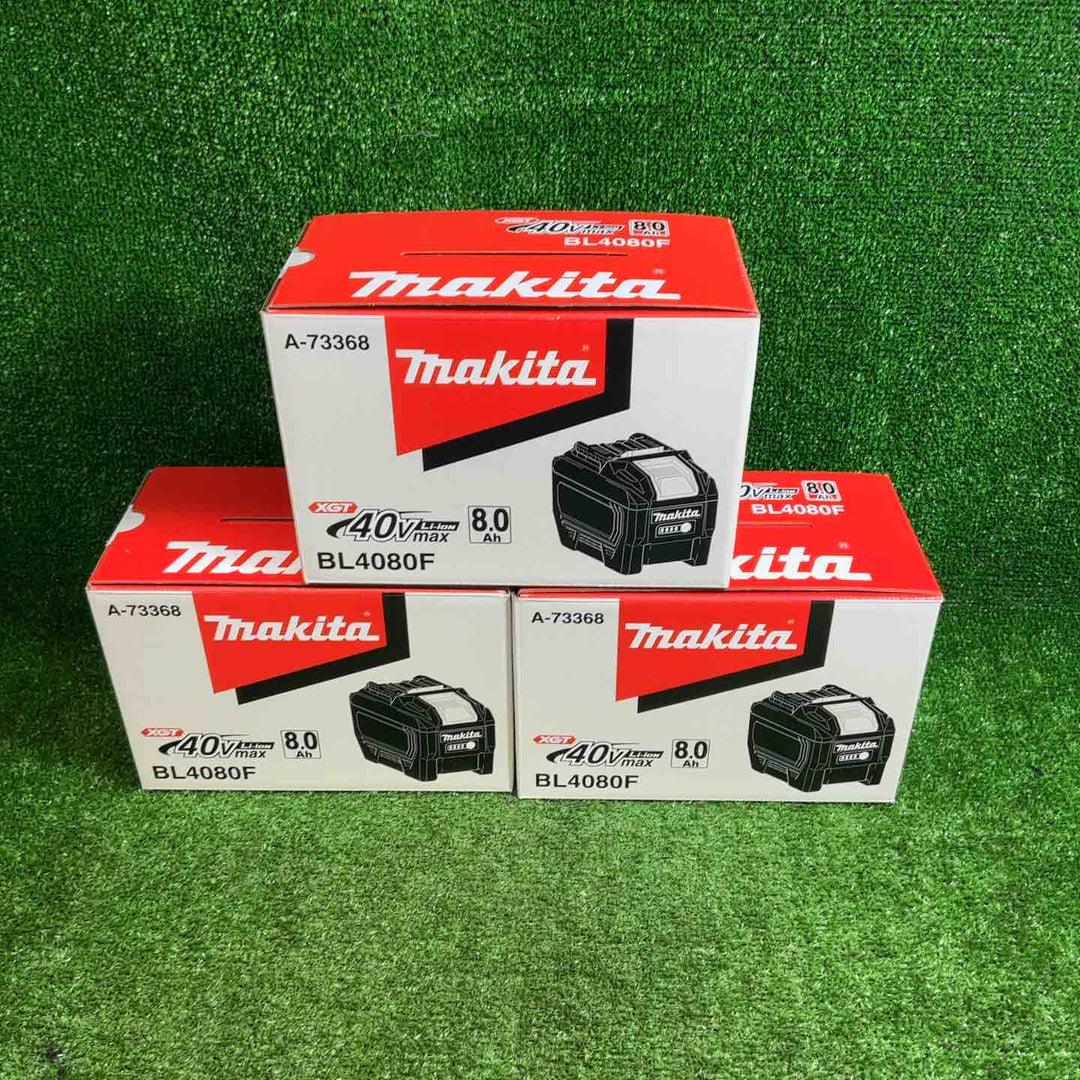 【未使用品】 マキタ リチウムイオンバッテリー 40Vmax/8.0Ah BL4080F 3個セット 【藤沢店】