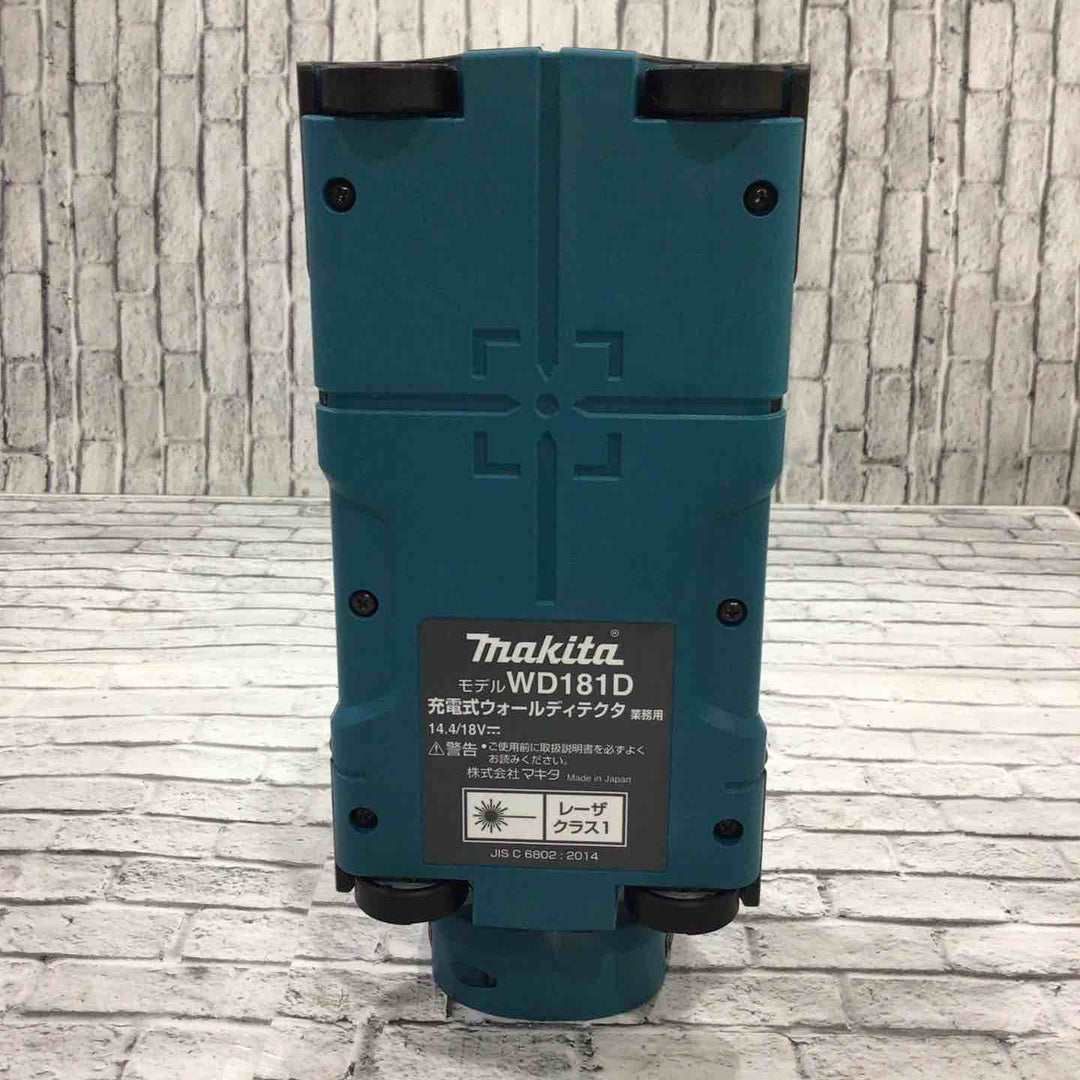 ★マキタ(makita) コードレスウォールディテクタ コンクリート探知機 WD181DZK【川口店】