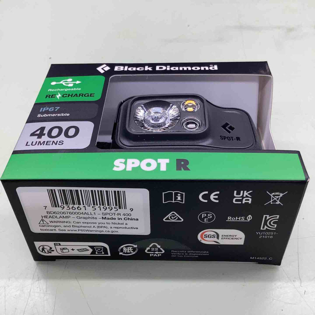 Black Diamond スポット400-R グラファイト【越谷店】