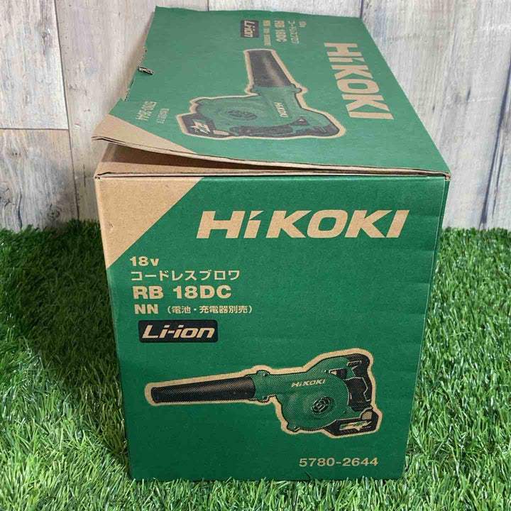 ★ハイコーキ(HIKOKI ※旧:日立工機) コードレスブロア RB18DC(NN) 本体のみ【戸田店】