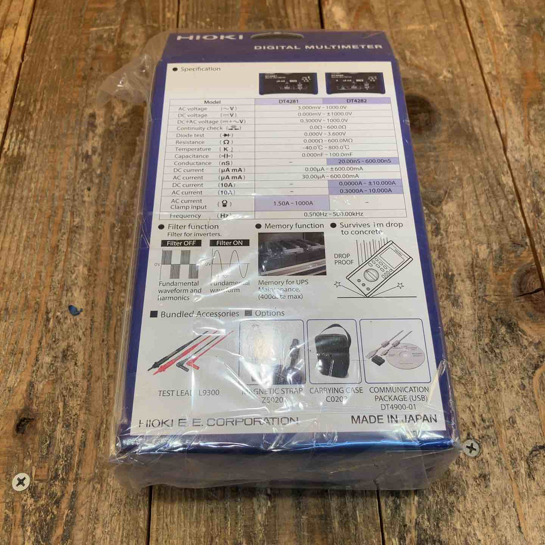 【未使用品】日置電機(HIOKI) デジタルマルチメーター DT4282【所沢店】