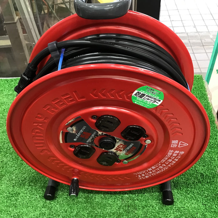 【未使用】ハタヤ(HATAYA) コードリール サンデーリール 15A 30m 屋内用 S-30【草加店】
