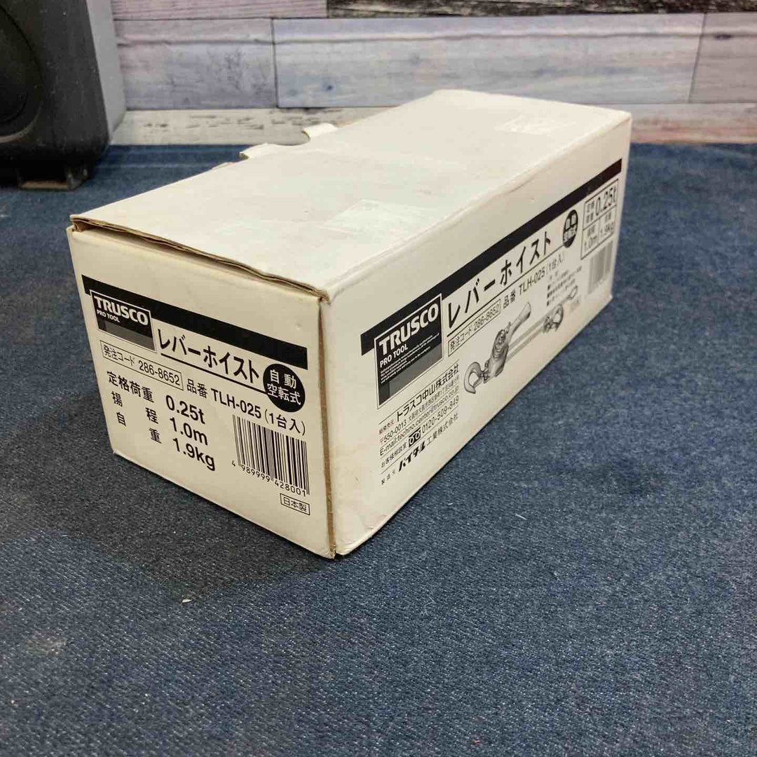 【未使用品】TRUSCO レバーホイスト0.25ton TLH025【八潮店】