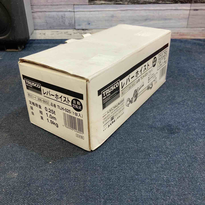 【未使用品】TRUSCO レバーホイスト0.25ton TLH025【八潮店】