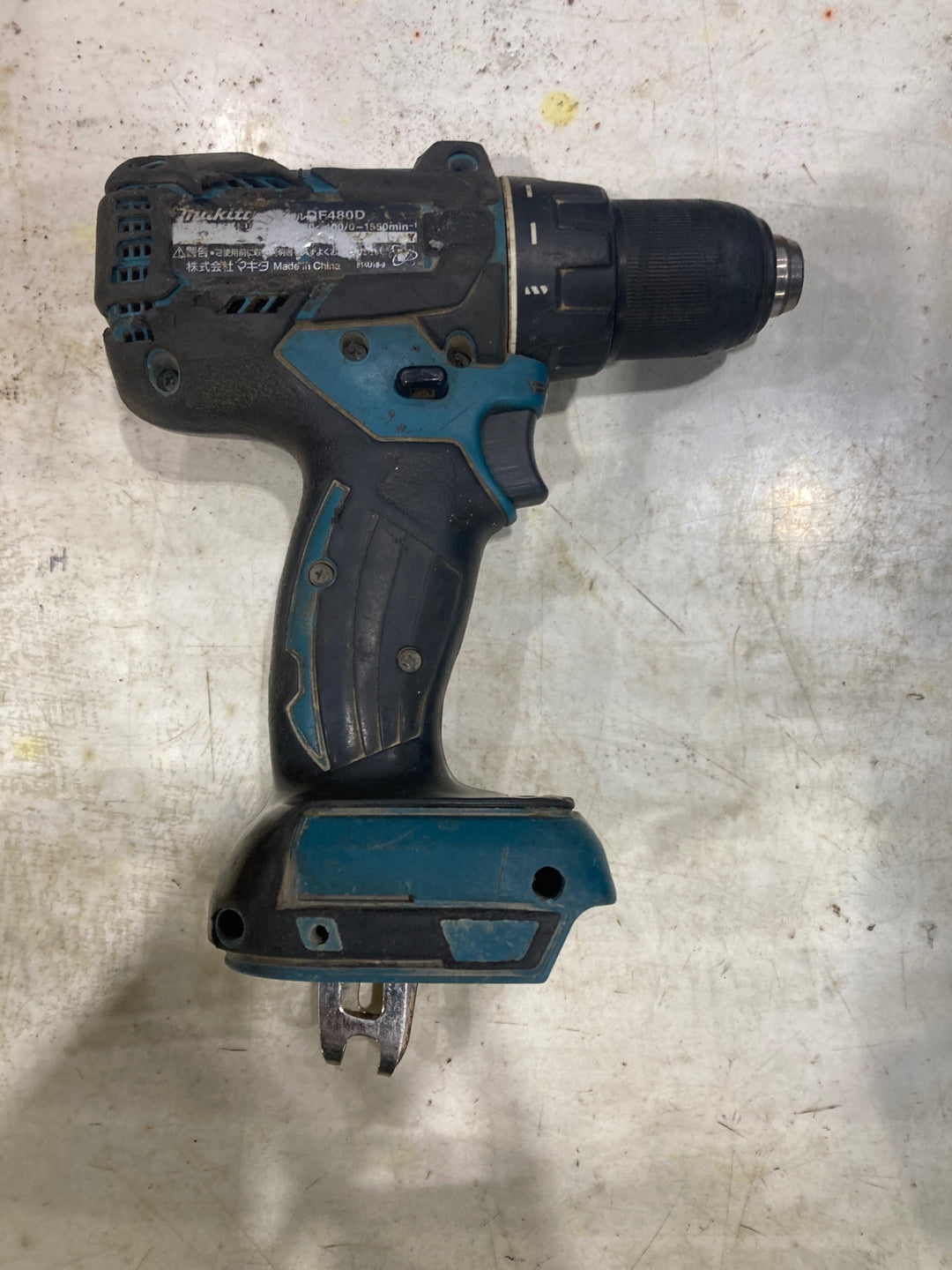 ○マキタ(makita) コードレスドリルドライバー DF480DZ　最大トルク　60N·m　最大穴あけ能力(mm)	鉄工	13 木工	38【川口店】