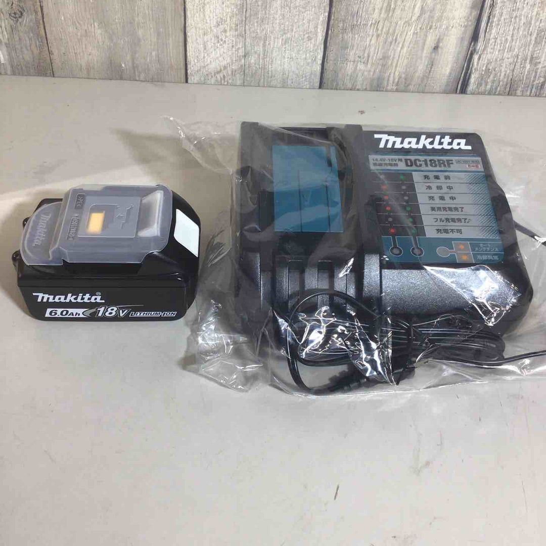 【未使用品】 セット品 マキタ makita コードレス ブロワ UB185DZ 純正 バッテリー BL1860B 充電器 DC18RF ブロワー 充電式 18V 【戸田店】