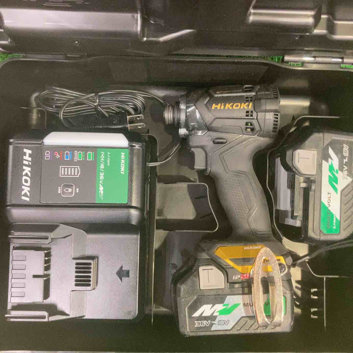 ★ハイコーキ(HIKOKI ※旧:日立工機) コードレスインパクトドライバー WH36DC(2XPSZ)(B)【町田店】