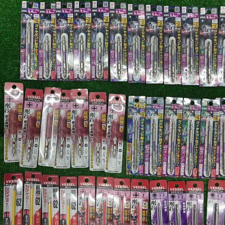 ベッセル ANEX インパクトビット 1本入り 81点まとめ ダイヤモンドビット クッションドリルなど  【桶川店】