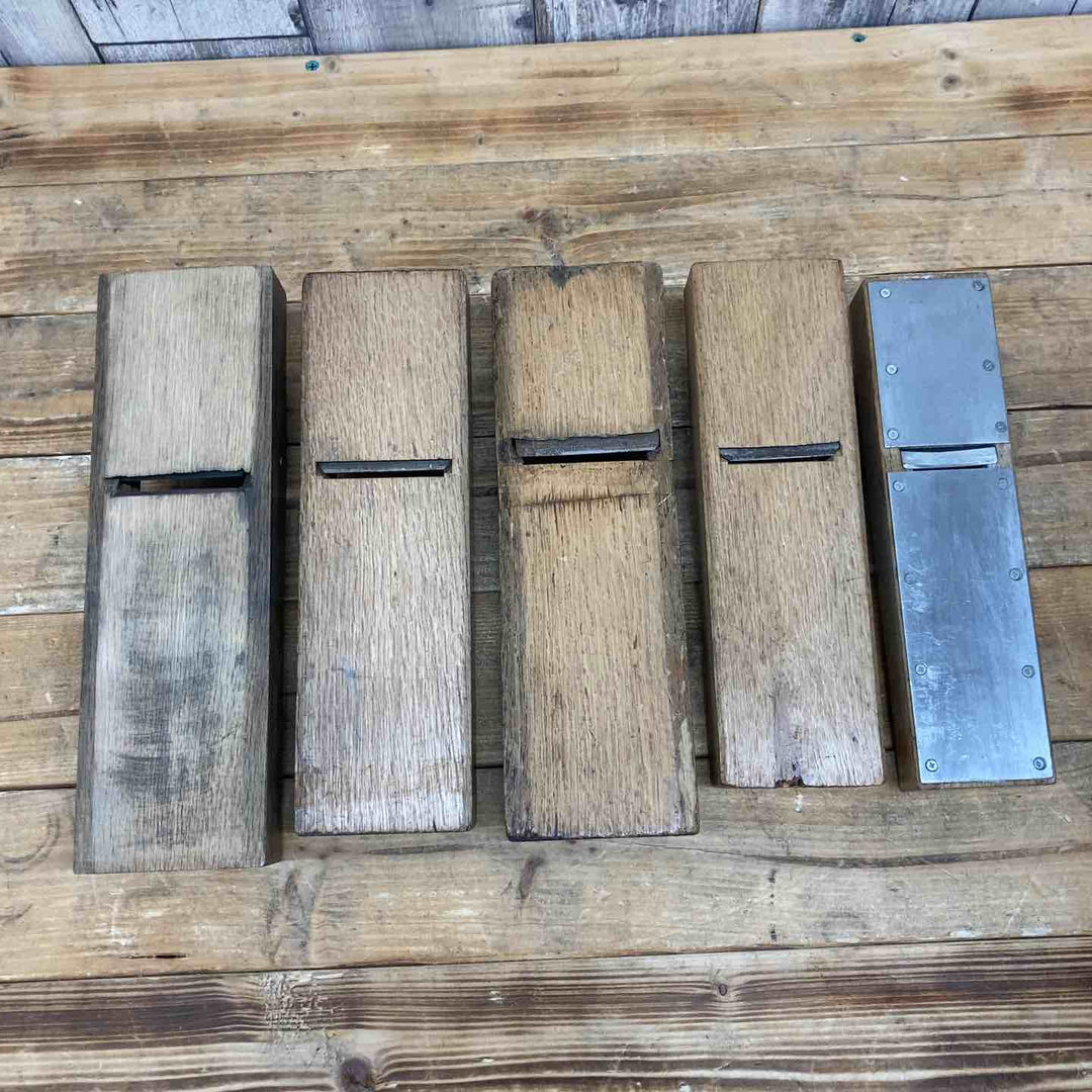 【中古品】 福寿・貴光・永壽・古佐吉・是行 鉋5点セット  鉋 かんな カンナ 和工具 大工道具 鑿 のみ 鋸 のこ 【東大和店】