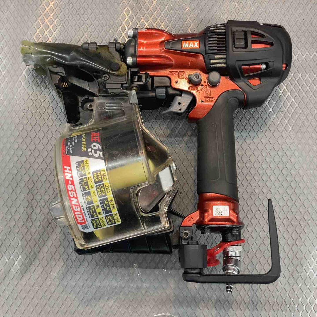 【中古品】マックス(MAX) 高圧エア釘打ち機 HN-65N3(D)-R【所沢店】