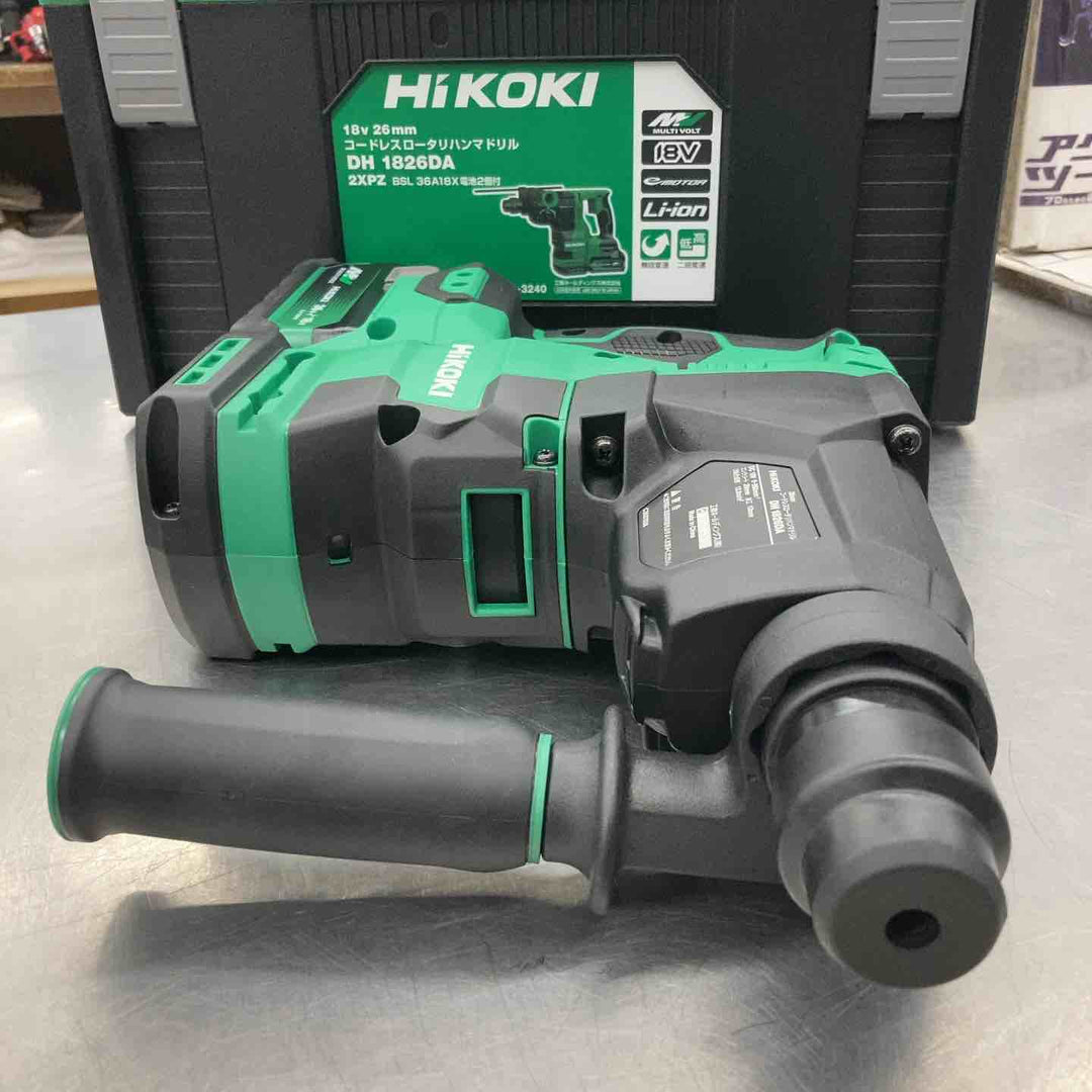 ★ハイコーキ(HIKOKI ※旧:日立工機) コードレスハンマドリル DH1826DA(2XPZ)【所沢店】